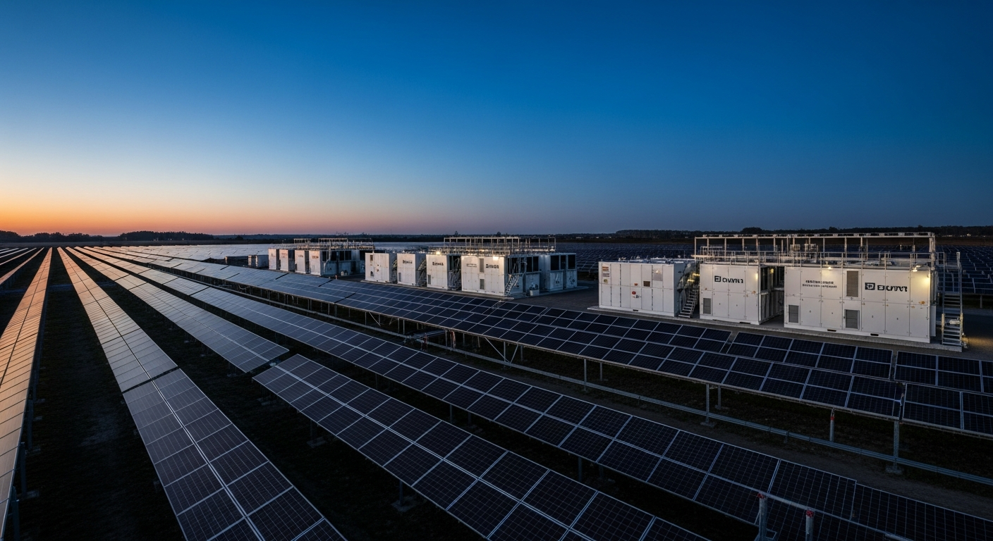 Solar arrays and storage